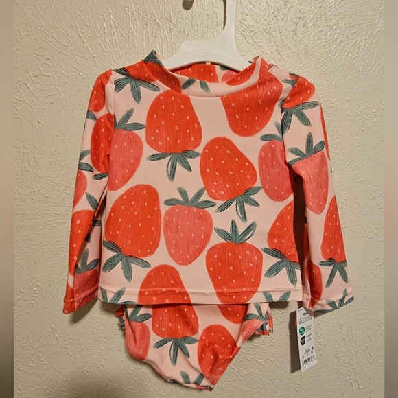 Carter's Other - Carters Swim Suit With Rashguard